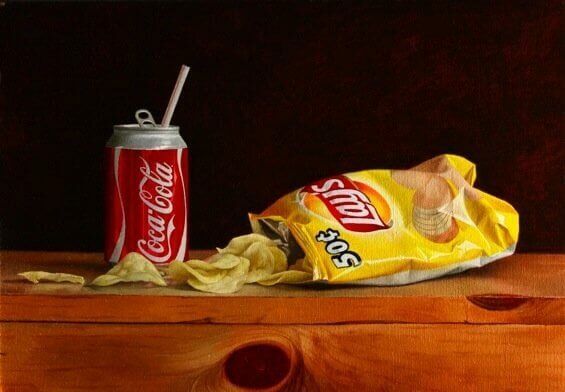 Coca Cola And Lays Potato Chips